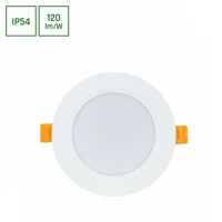 Led Panel Einbauleuchte 8W Rund 1000Lm Badezimmerleuchte IP54 Neutralweiß 4000K