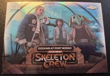 2025 Topps Chrome Star Wars Docking At Port Borgo Refractor #SC-9 Skeleton Crew