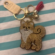 Shiba Inu Dog Keychain Cute Puppy Key Ring Purse Charm Gift for Dog Lovers