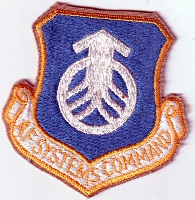 USAF AIR FORCE SYSTEMS COMMAND Andrews AFB Maryland patch
