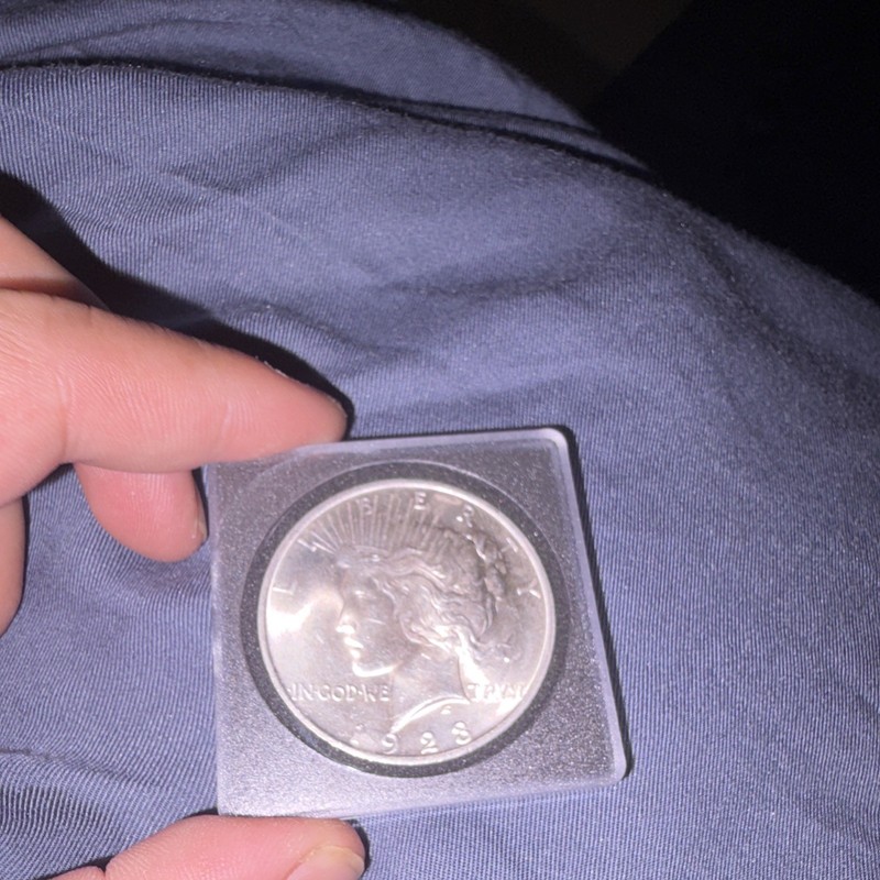 1923 Peace Silver Dollar $1 Philadelphia Business Strike 90% Silver Uncertified