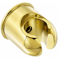 Brausehalter Wandhalter Duschhalter - Rund - FüR Handbrause Mit Gold OberfläChe