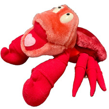 Applause Disney Little Mermaid SEBASTIAN CRAB 7" Plush Stuffed Animal Vintage