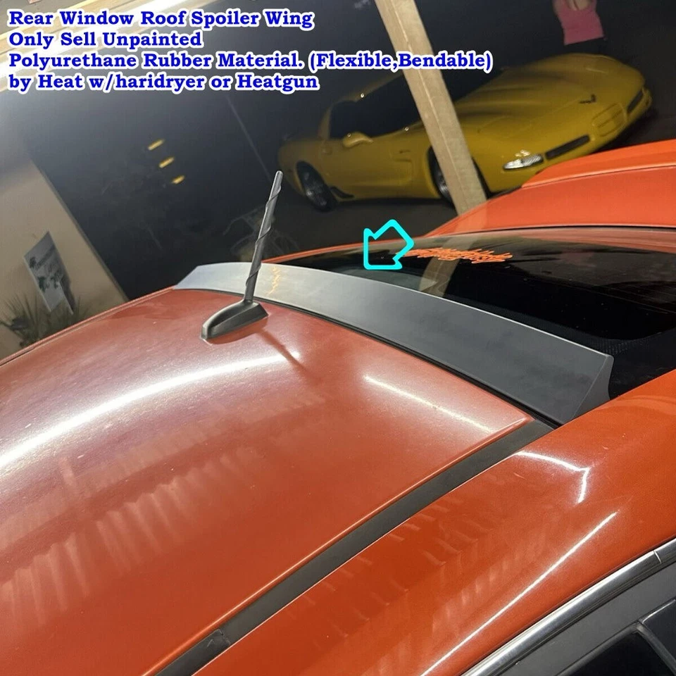 Stock 229V Rear Window Roof Spoiler Wing Fits 2008~2009 Pontiac G8 GT GCT Sedan - Image 4 of 4