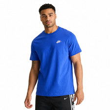 Nike SPORTSWEAR CLUB T-SHIRT, Game Royal, AR4997-480, US Size L, Short-Sleeve