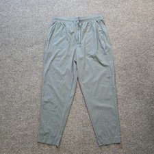 Kirkland Pants Womens Size Medium Green Ladies Ankle Pant Performance Pull On