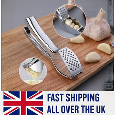 Marshland Premium Garlic Press – Heavy Duty, Easy to Clean, No Peel Needed