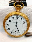 ANTIQUE ~ HAMILTON WATCH CO. ~ POCKET WATCH ~ G.F. 40mm ~ 21 JEWELS ~ #178617