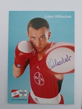 Lukas Wilaschek Autogramm Signiert AK Boxen