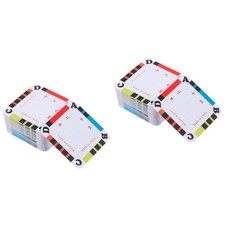 400 Pcs  DIY Weaving Cards Paper Loom Cards Tablet Loom Weaving Supplies
