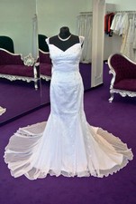 Brautkleid Im Meerjungfrauenstil, Größe 36 - ungetragen! 