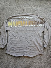 Disney Star Wars The Mandalorian Spirit Jersey Adult Medium Size Long Sleeve