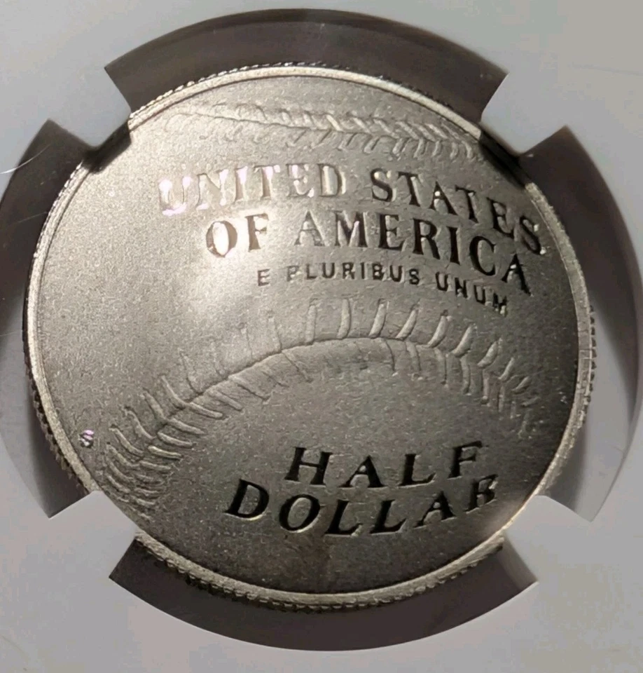 2014-S Baseball Hall Of Fame 1/2 Dollar NGC PF69DCAM Reggie Jackson Signature  - Image 3 of 3