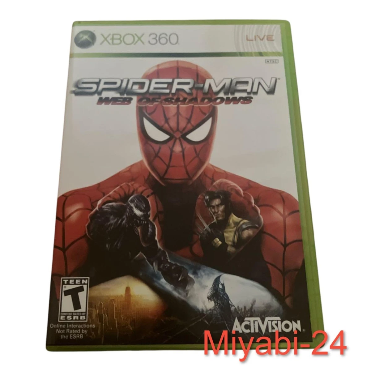 【中古】 SPIDER-MAN WEB OF SHADOWS (XBOX360 輸入版 北米) Microsoft Xbox 360 Spider-Man: Web of Shadows Video Games for sale