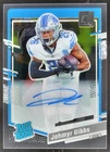 2023 Panini Clearly Donruss Jahmyr Gibbs Rated Rookie Auto RC Lions RH5