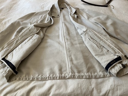 Loro Piana Men’s Light Weight Travel Jacket Cotton & Linen Blend Size L Italy - Picture 11 of 23