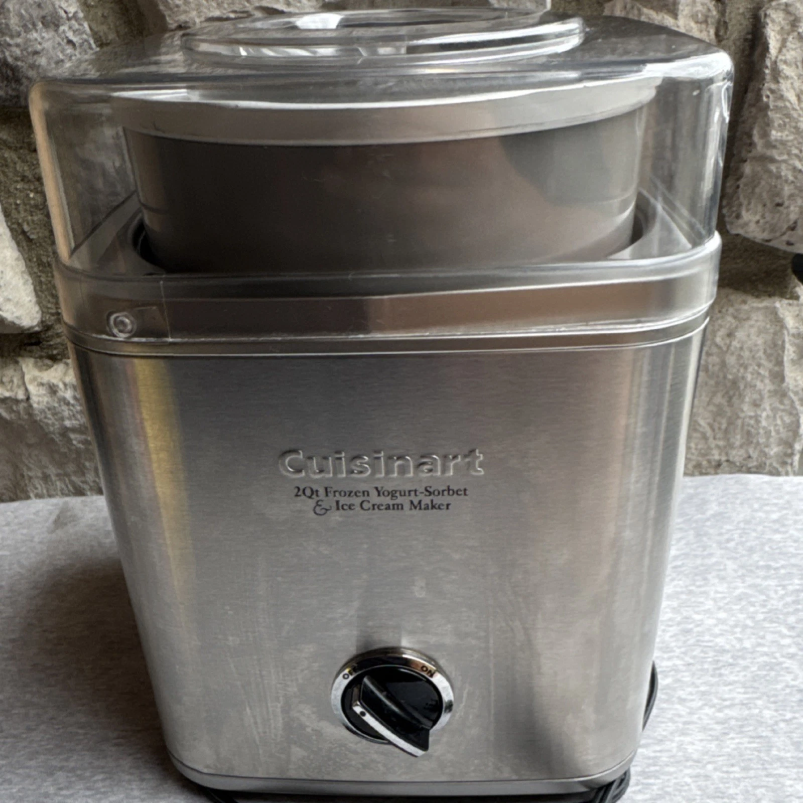 Cuisinart ICE-30BC 2 Qt Electric Ice Cream Maker, Silver, Freezer Bowl, 50W
Opens in a new window or