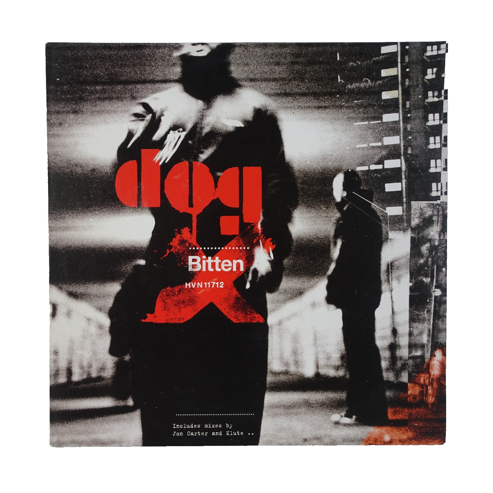 Dog - Bitten 12"" Vinyl HVN11712 2003 Drum n Bass Breakbeat Jon Carter mix EX/EX