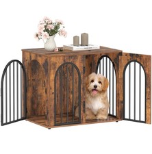 26.8'' Wooden Dog Crate Furniture, Indoor Dog Kennel Dogs Cage for Small Dogs...