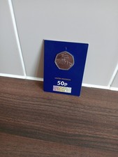 2021 Winnie The Pooh Friends 50p Blue Carded Brilliant Uncirculated