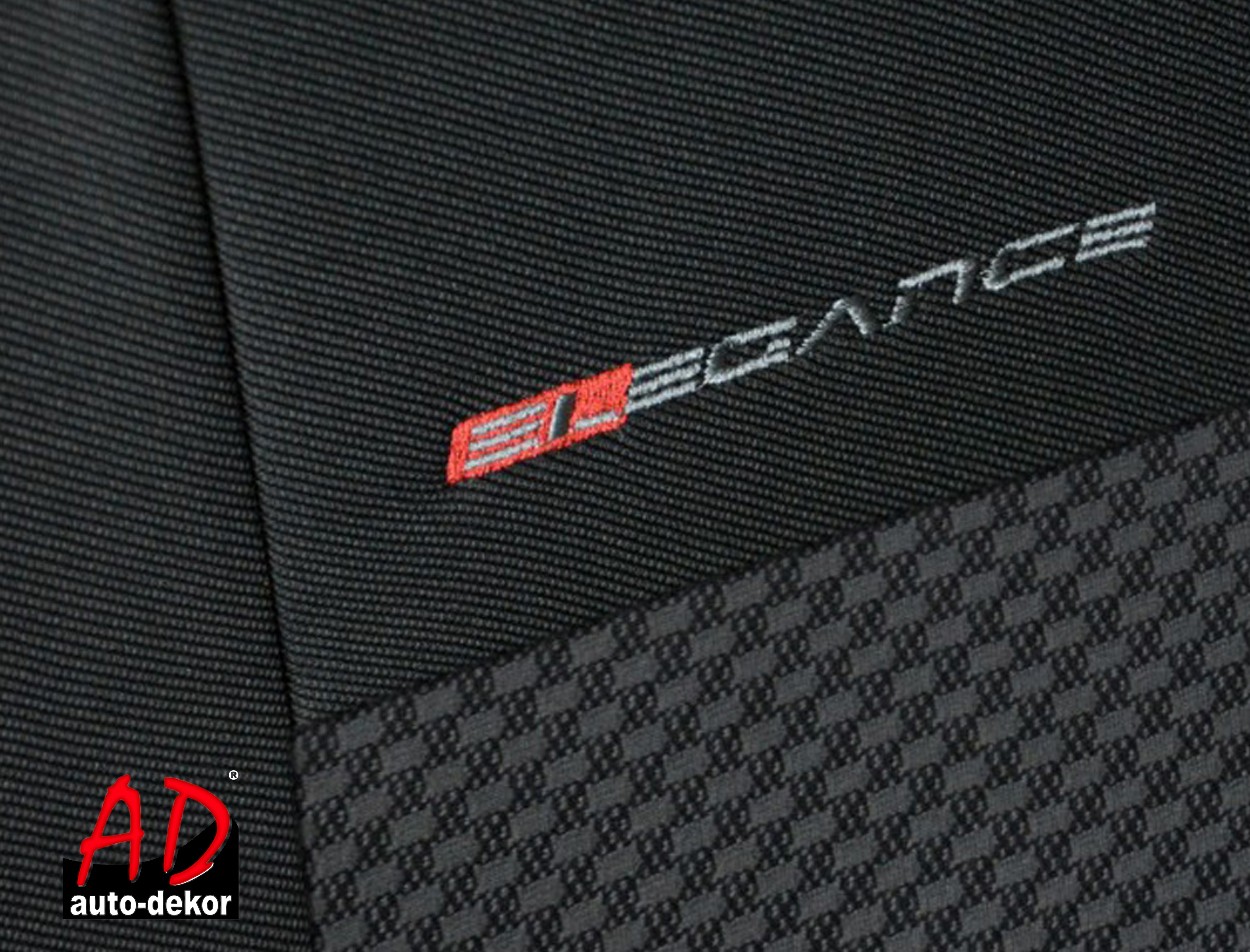 Auto-Dekor - Coprisedili Auto in Jacquard Grigio Set Fodere Complete per Opel Meriva a B - Miniatura 4