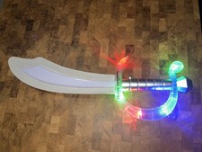 Disneyland Pirates of the Caribbean Light Up Sound Foam Pirate Sword Tested