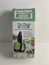 JML Nicer Dicer Handheld Chopper Slicer, Dicer & Wedger Machine Green BNIB