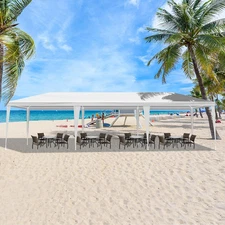 10'X30' Party Tent Outdoor Wedding Event Tents, Heavy Duty Gazebo, Large Canopy 