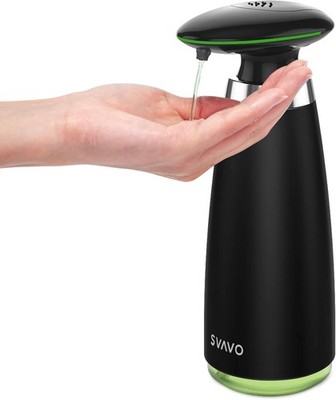 SVAVO Automatischer Seifenspender Touchless 350ml Schwarz