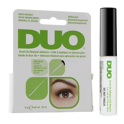 Wimpernkleber für Wimpernverlängerung, klar, Ardell Duo 5 g mit Vitamin A, C, E