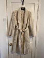 Helene Berman Shawl Collar Coat Beige