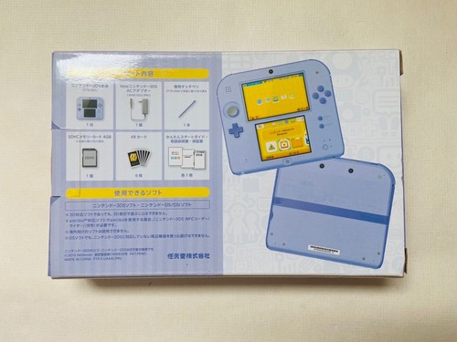 Nintendo 2DS Choose the Color Video Game Console w/Charger & Stylus Box Japanese - Picture 51 of 73