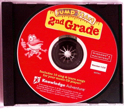 JUMP START: LEARNING SYSTEM 2ND GRADE PC CD-ROM 1996, KNOWLEDGE ADVENTURE CD5288 - Picture 4 of 4