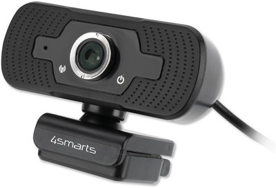 4smarts Webcam C1 Full HD, Mikrofon schwarz ''wie neu''