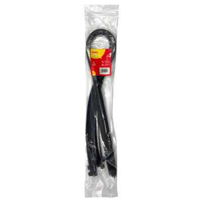 Tie Wraps Black Garage  Tool 15Pcs 1000 X 8.7 Mm Amtech S0814