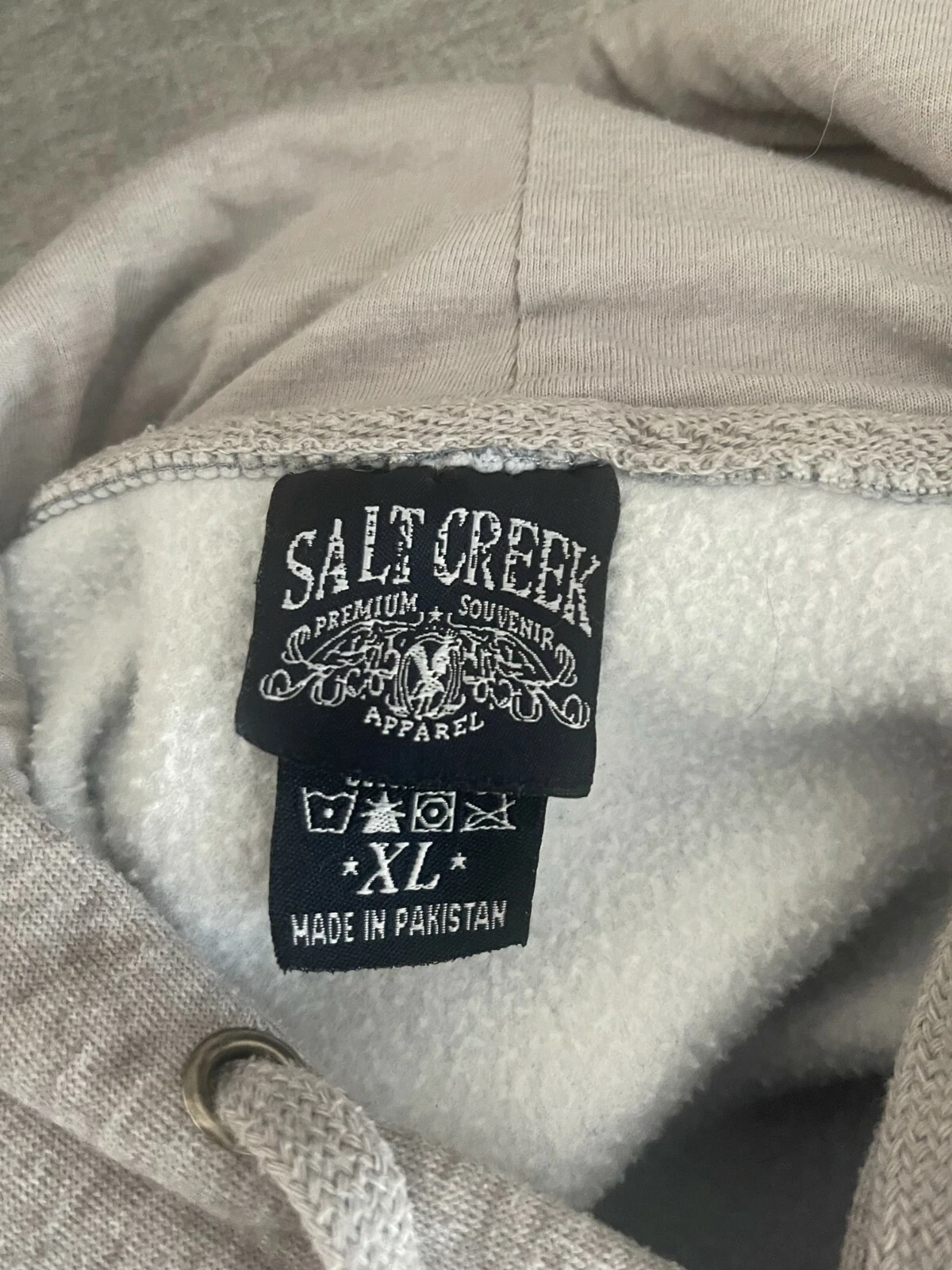 VETEMENTS Felpa con cappuccio North Carolina Trading Co. NC uomo donna taglia XL grigio