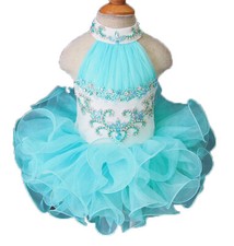 Jenniferwu Pageant Dress Girls' Tulle Princess Wedding Dress for Toddler Baby