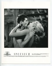 Species II-Natasha Hestridge-Justin Lazard-8x10-B&W-Still-Horror-Sci-Fi-NM