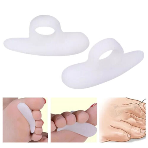 2PCs Hammer Toe Cushions Protector Separator Gel Support Pad Temporary Corre-ca - Picture 1 of 7