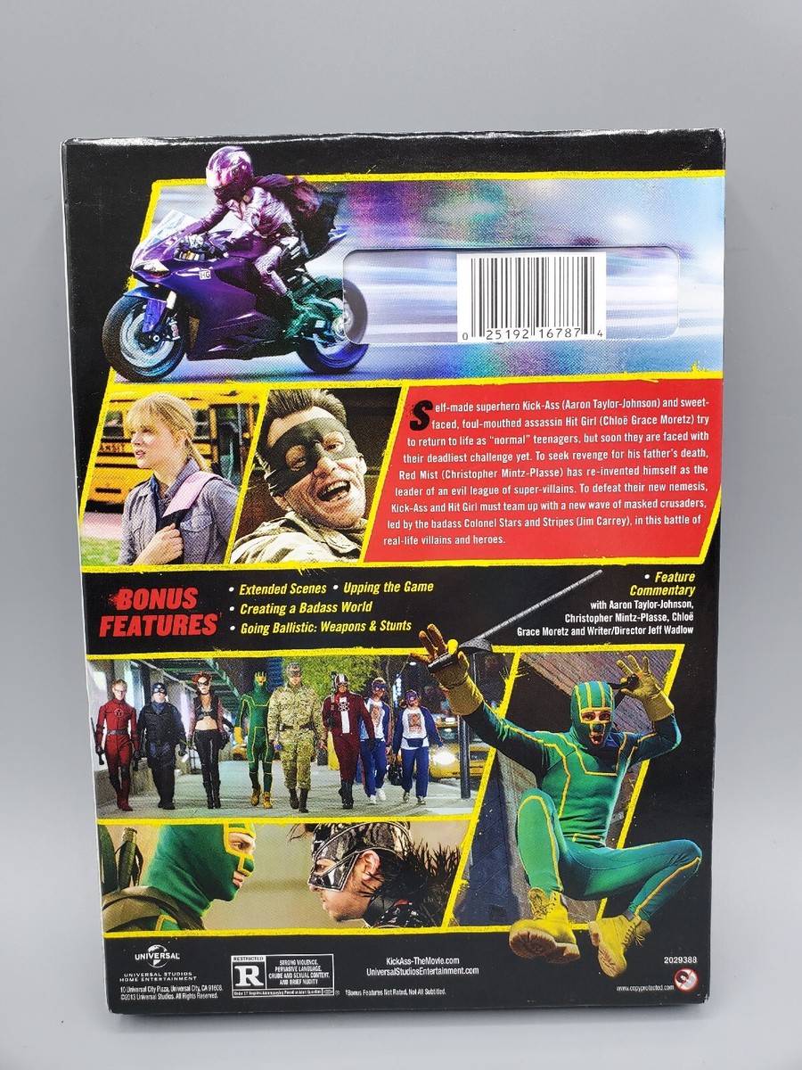 Kick-Ass 2 DVD Aaron Johnson Christopher Mintz-Plasse | eBay