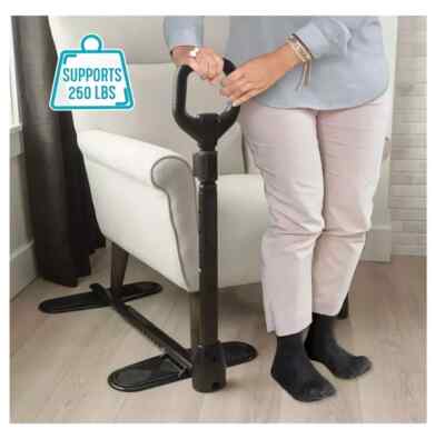 Stander Couch Cane Standing Mobility Assistance Seniors Elderly Adults Black NEW