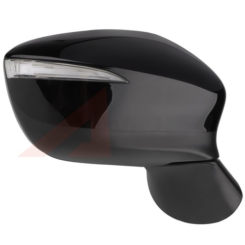 Mirror Power Turn Signal Heated Black Passenger Side RH For 2015-16 Mazda CX-5 - Picture 5 of 8