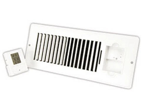 Lüftungsklappe elektrisch Lüftungsgitter Abluftklappe Motor Stellmotor Batterie - Bild 3 von 8