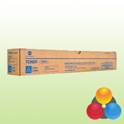 Original Toner Konica Minolta A8DA450 / TN324C Cyan für Bizhub C308 / C368