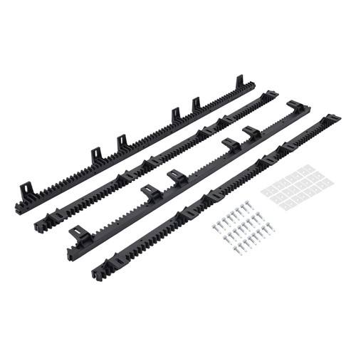 4pcs Gear Racks Nylon Door Gear Racking Door Mounted 39.4*0.8*1.1in 100*2*2.8cm - Afbeelding 7 van 14