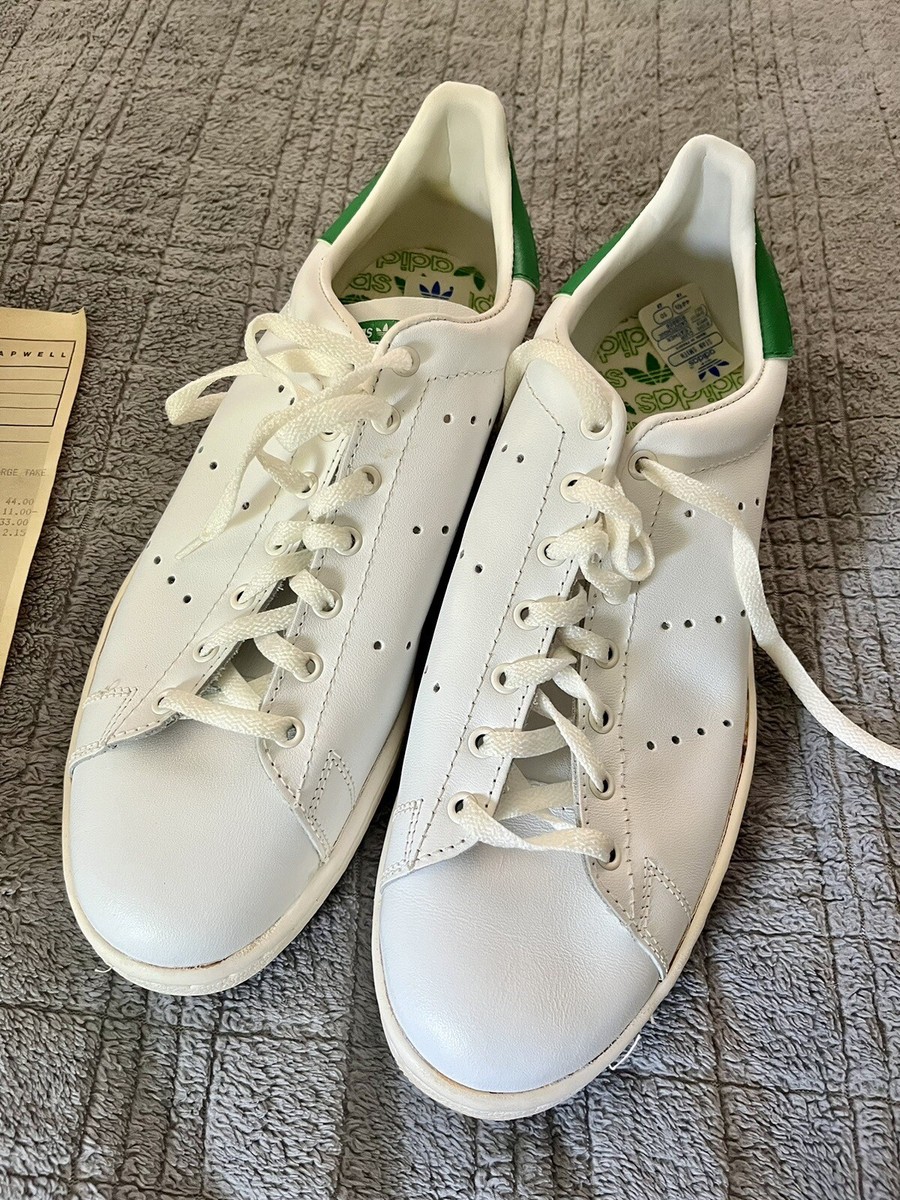 Deadstock 80's Adidas Stan Smith AF1028 Sneaker with Box and Deadstock 80's Adidas Stan Smith AF1028 Sneaker with Box and
