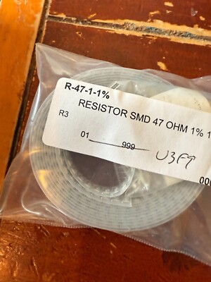 NEW LOT of 250 SMD RESISTOR Ceramic Chip reel 47 OHM 1% 1W 2010 # R-47-1-1%