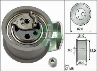 Original INA Spannrolle Zahnriemen 531 0436 20 für Audi Ford Seat Skoda VW