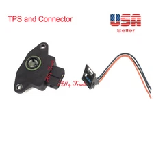 Throttle Position Sernsor(TPS) &Connector Fit:Hyundai Fit:Kia Porsche Saab Volvo