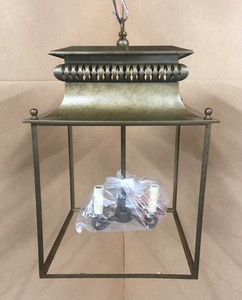 Pottery Barn Bolton Indoor Ourdoor Lantern Pendant Chandelier